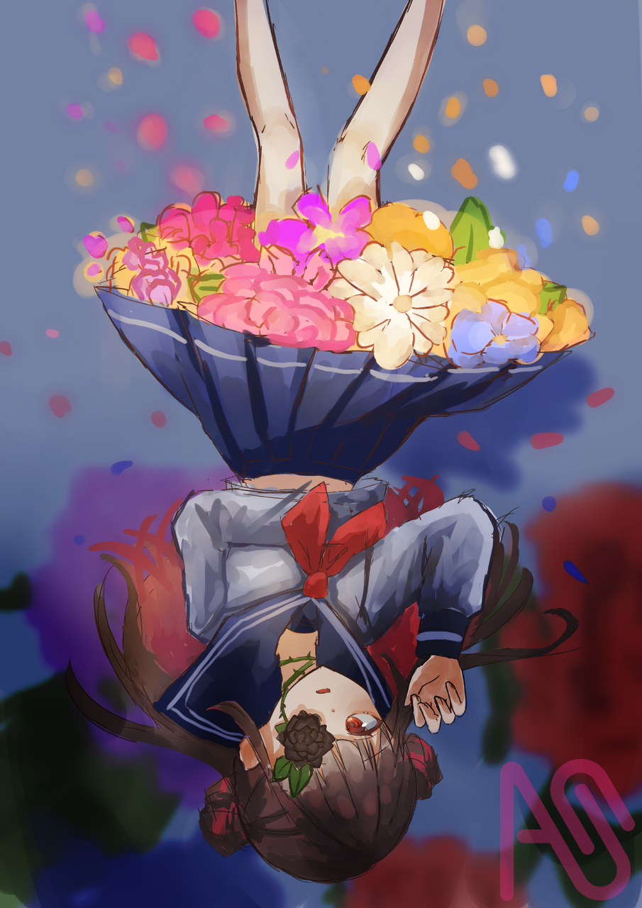 開花 Illust of 途葵 flower sailor_uniform