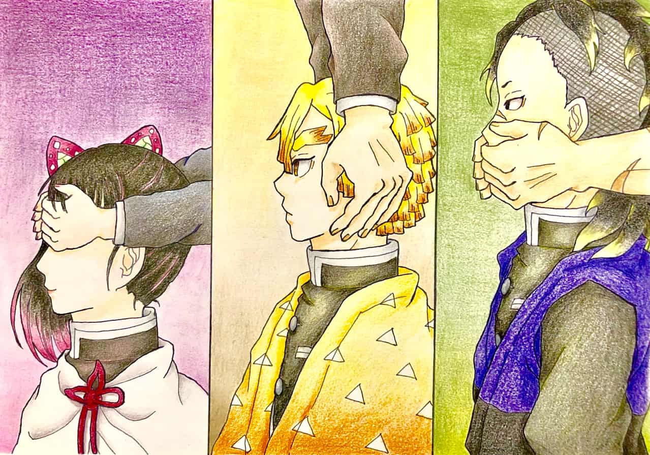 見ざる聞かざる言わざる そら Illustrations Art Street