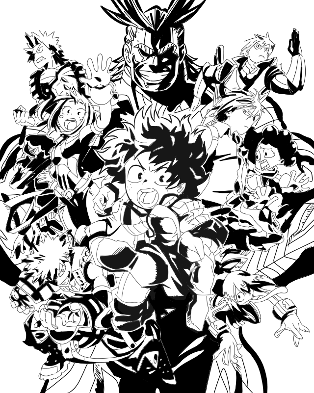 我的英雄學院 爆豪勝己好帥 イラスト Art Street アートストリート