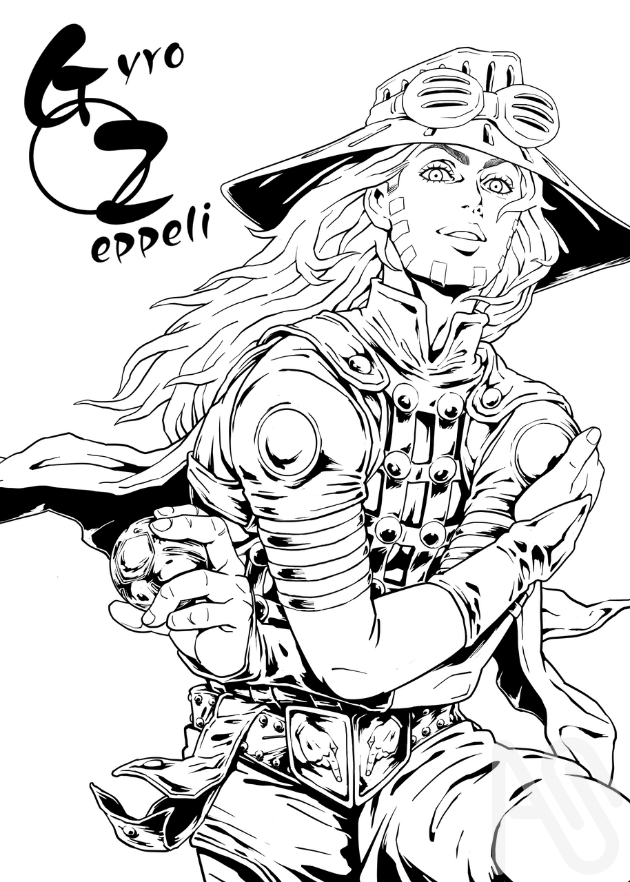 ジャイロ・ツェペリ Illust of neko-jones JOJO'S_BIZARRE_ADVENTURE ジャイロ・ツェペリ SteelBallRun SteelBallRun