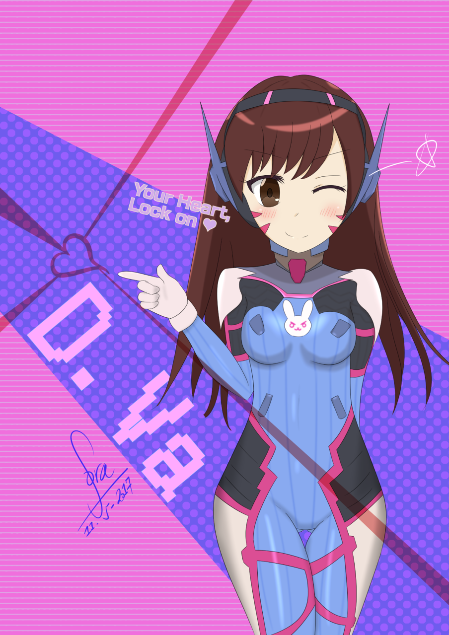 D Va Sorasome イラスト Art Street アートストリート