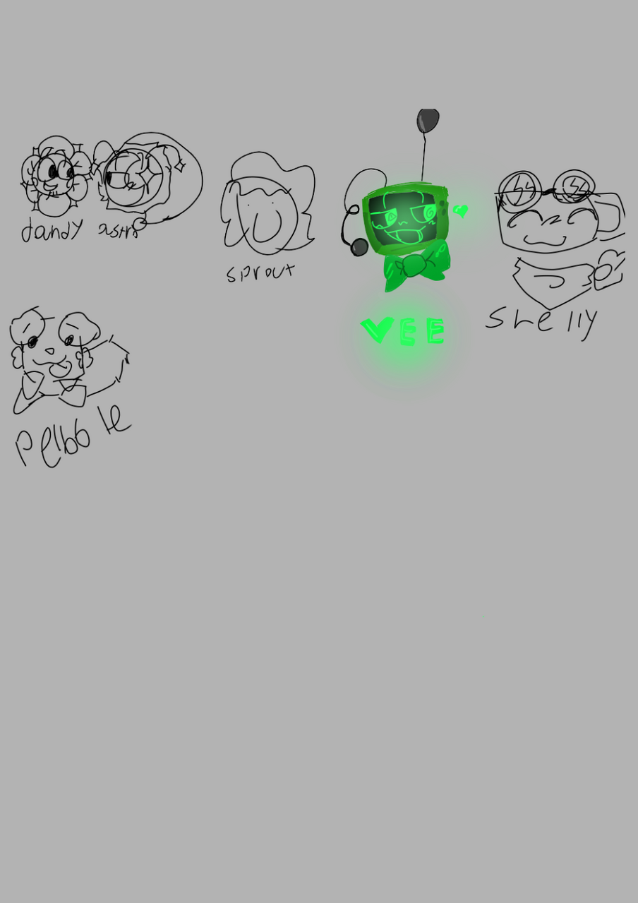 Guess my favorite main (totally not Vee) Illust of cat5bird AI_art medibangpaint world Guess Dandy