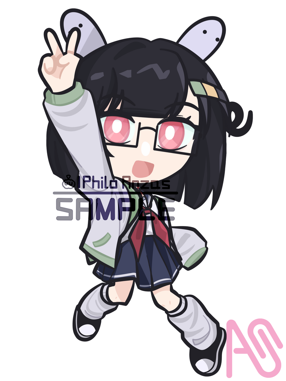 commission Illust of Philo Anzas🇨🇳 fanfic oc commission