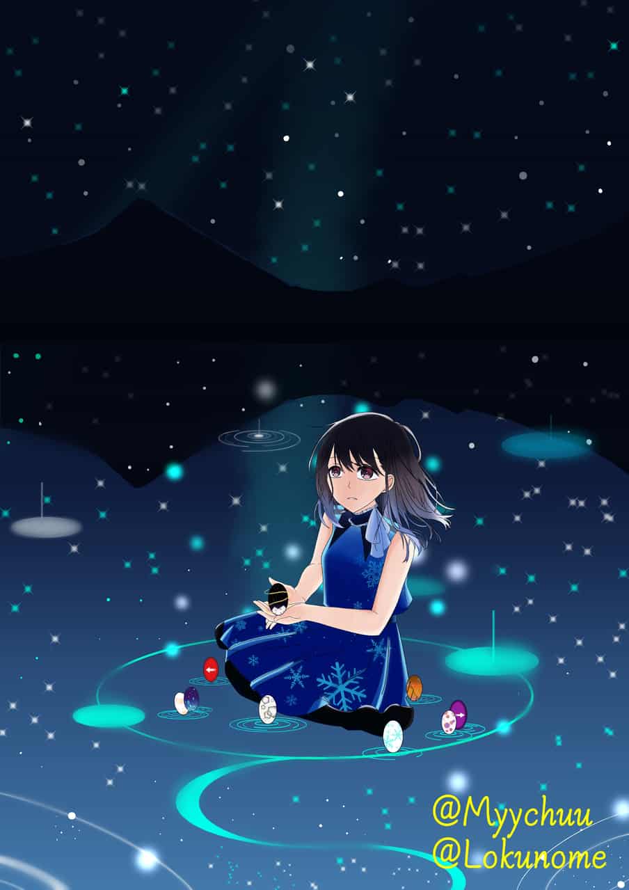 Easter Eggs And Galaxy Gir Myychuu イラスト Art Street アートストリート