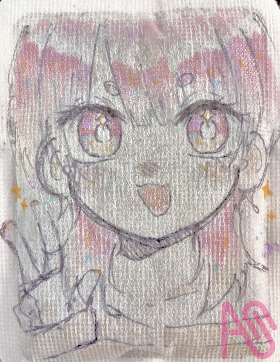 OC※2、3枚目カイロ絵 Illust of rin*#お味噌汁崇拝 girl elf oc analog