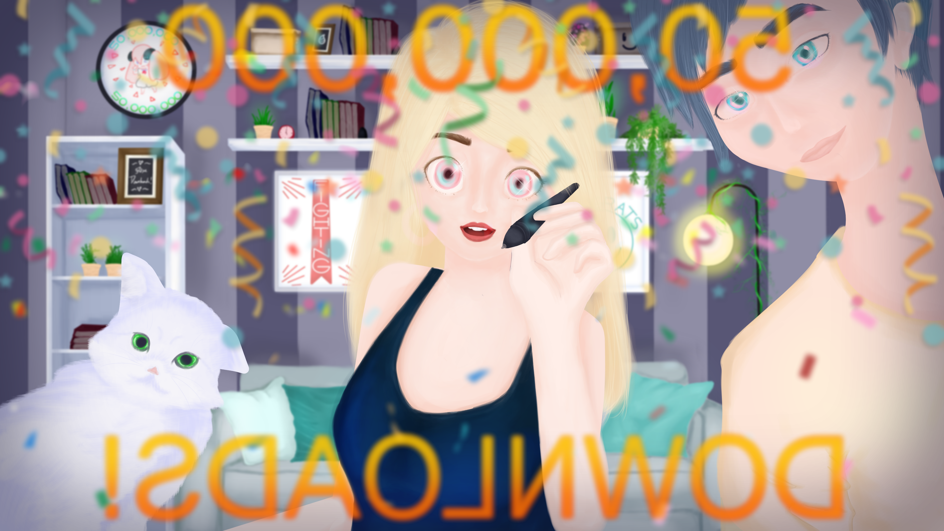 CONGRATULATIONS ON THE 50M DOWNLOADS MEDIBANG!!! Kufucath - 插图 ART street