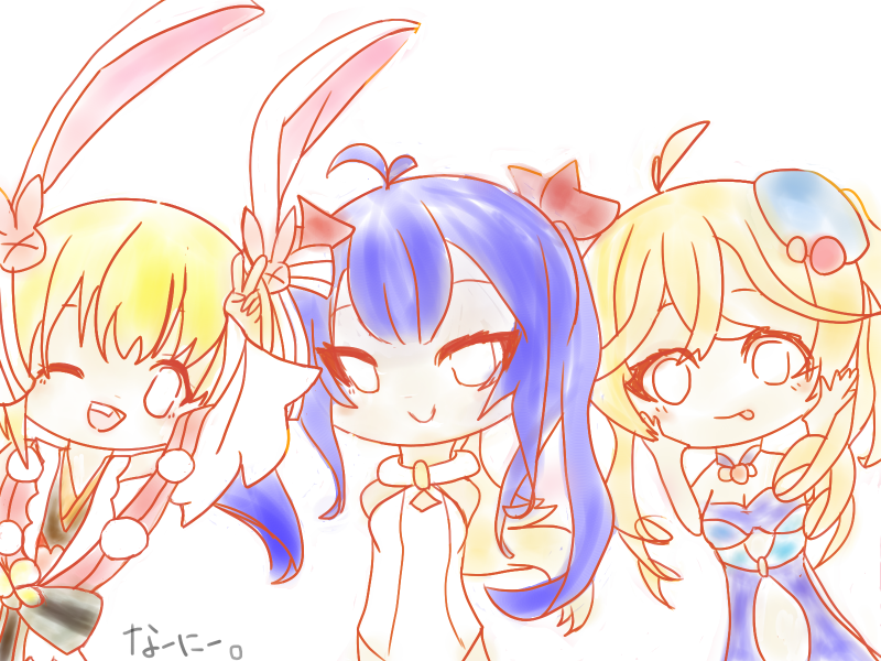 天使少女とくらげ少女とおだんご少女 な に イラスト Art Street アートストリート