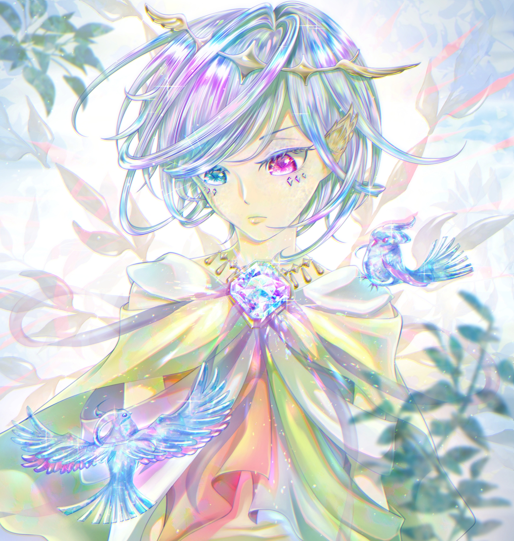 天使と側仕えの小鳥たち OY - Illustrations ART street