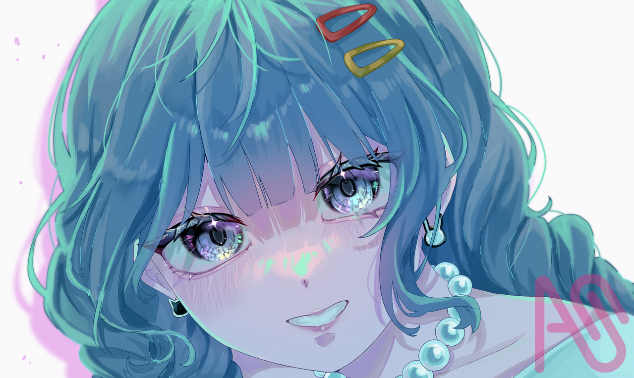 ✨しゃけちゃん！おめでとう！🪼✨ Illust of ねこもりや girl fanart kawaii よその子 お誕生日おめでとう 大好き 代理 うみのさち プラチナ頑張！