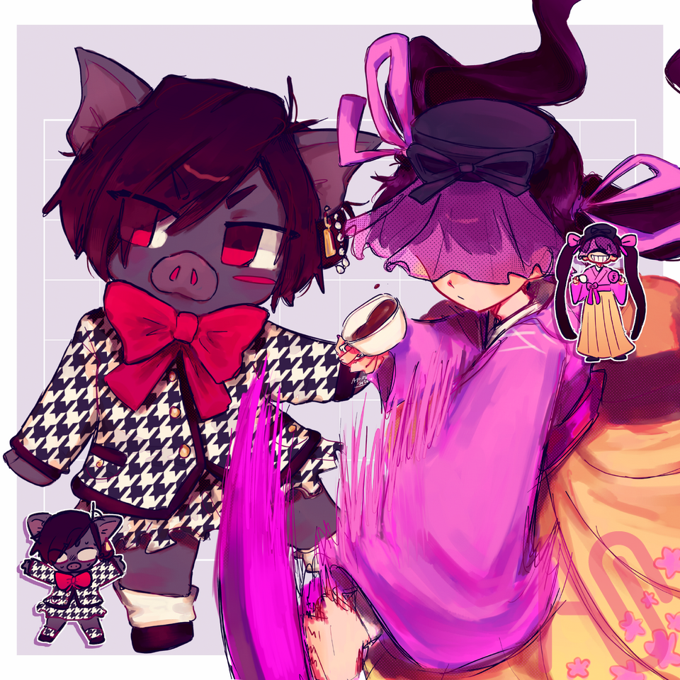 d! ojou(タップ推奨) Illust of ayaao fanart 実況者 medibangpaint d！ お嬢様上等