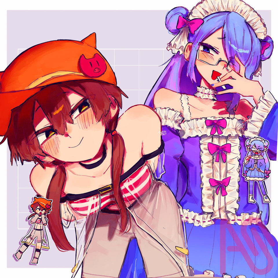 d! ojou(タップ推奨) Illust of ayaao fanart 実況者 medibangpaint d！ お嬢様上等