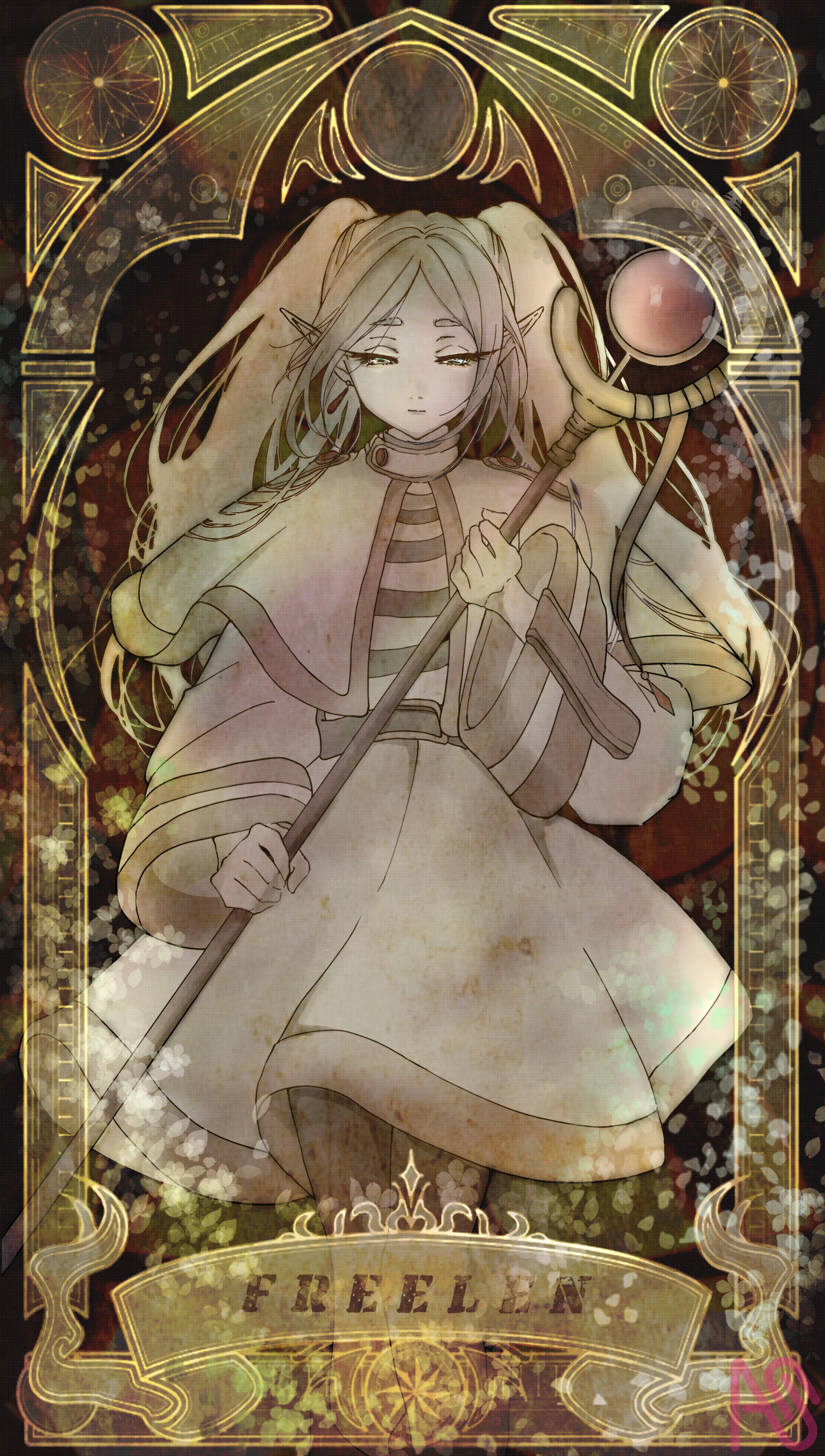 美人画(葬送のフリーレン) 葬送のフリーレン 8 デザインステッカー20種付き特装版 | 山田