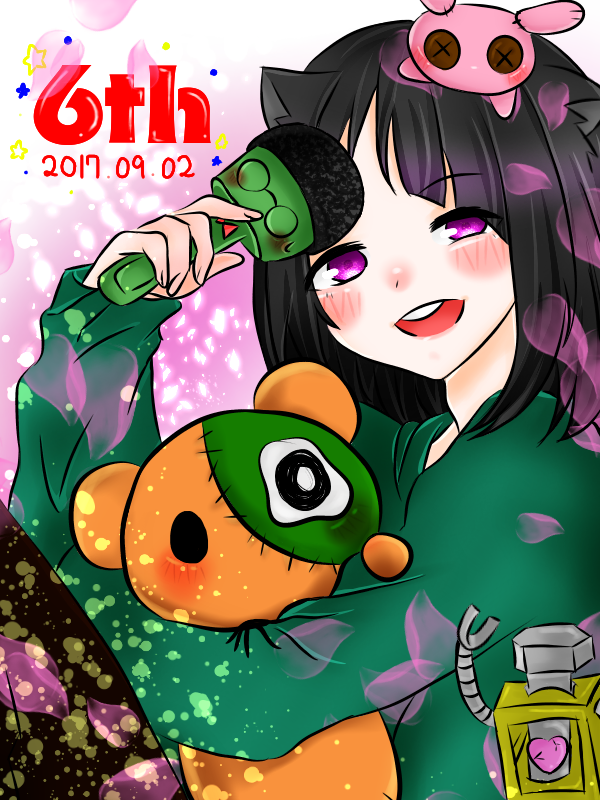 一夜蛍 謝謝 六周年記念イラスト Mon Illustrations Art Street