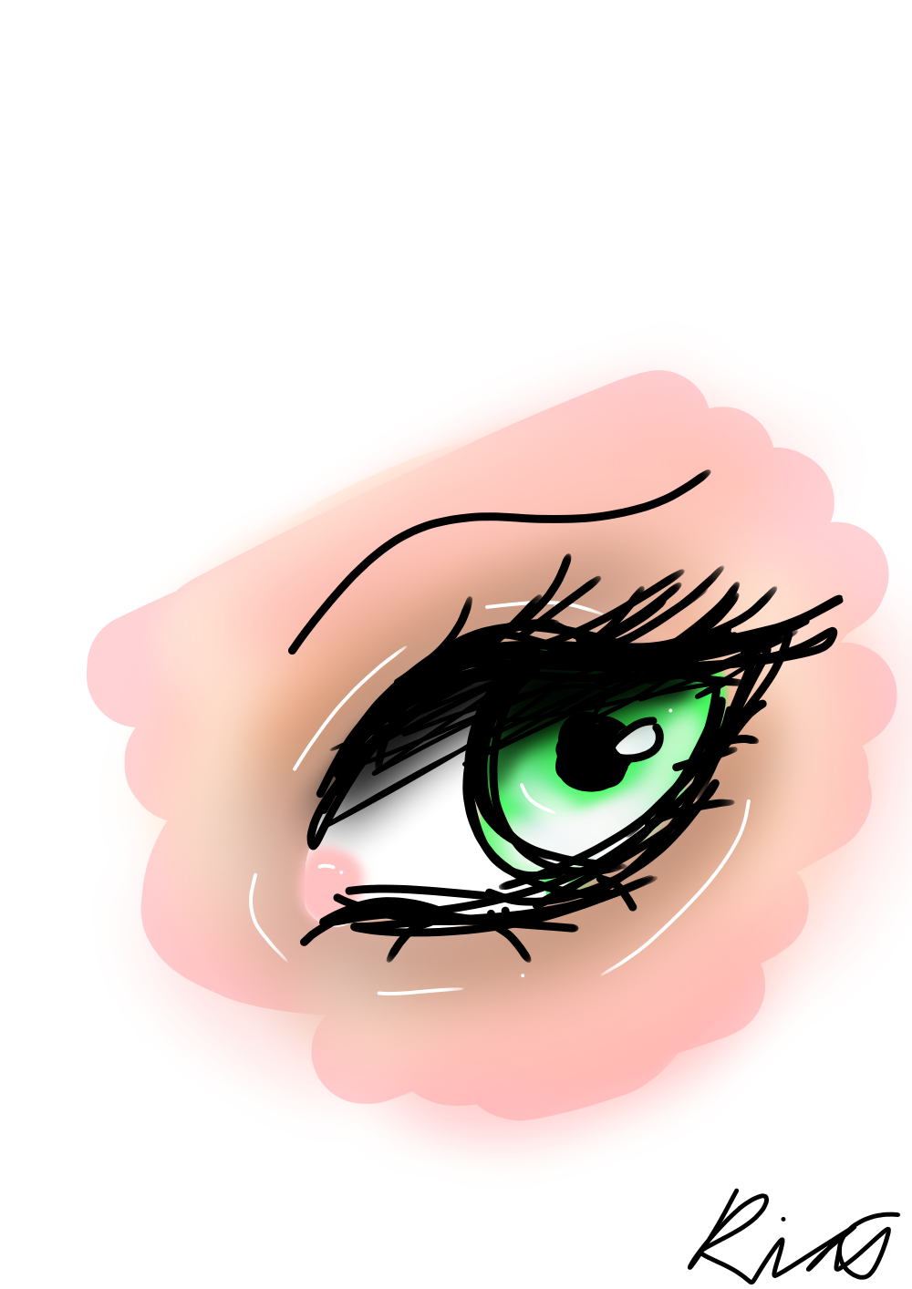 Green Eye Sketch bella02004 Illustrations ART street
