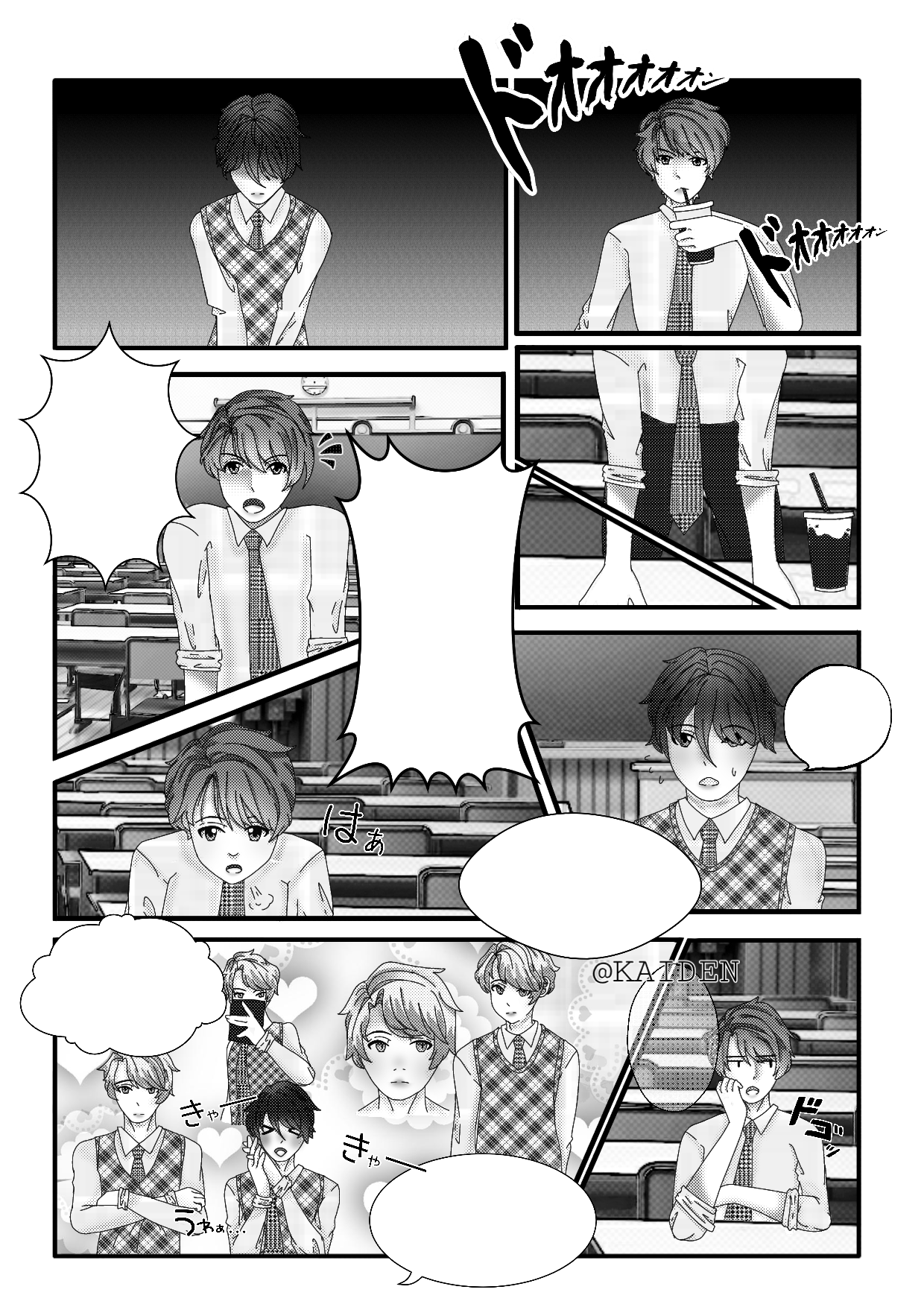BL漫画 BL MANGA FOR SCHOOL WORK XxkkaidenxX - Illustrations ART street