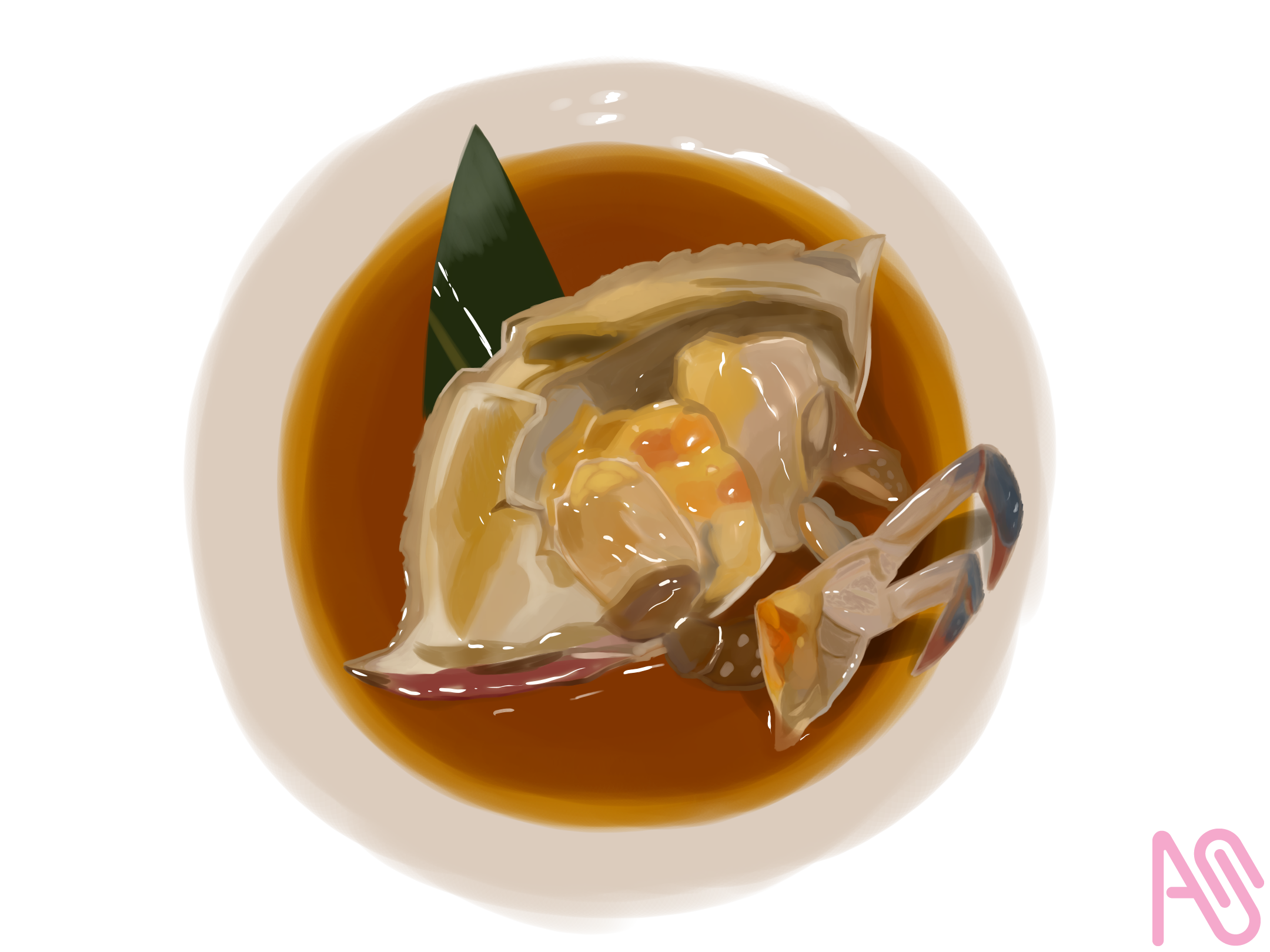 ケジャン，Soy SauceMarinated Crabs しいな 插畫 ART street