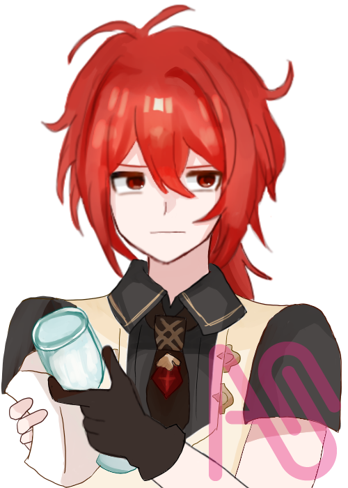 ディルック Illust of ぽてちまる GenshinImpact ディルック