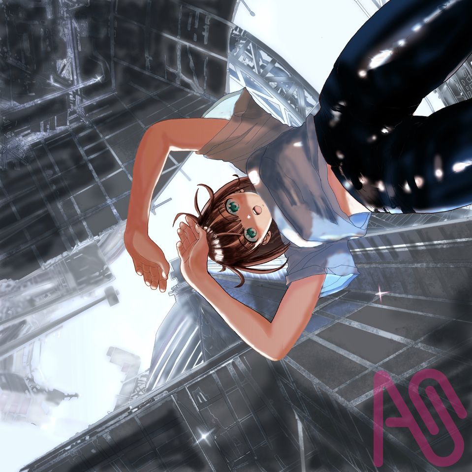 朝の惑星 Illust of アオキ girl ruins oc SFファンタジー 朝 scenery japanesegirl レザー