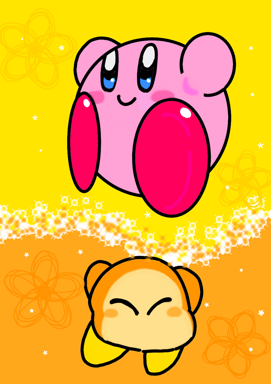 カービィ　ワドルディアート お知らせ】 グッズ向けの描きおこしデザイン「エクストラ・アート