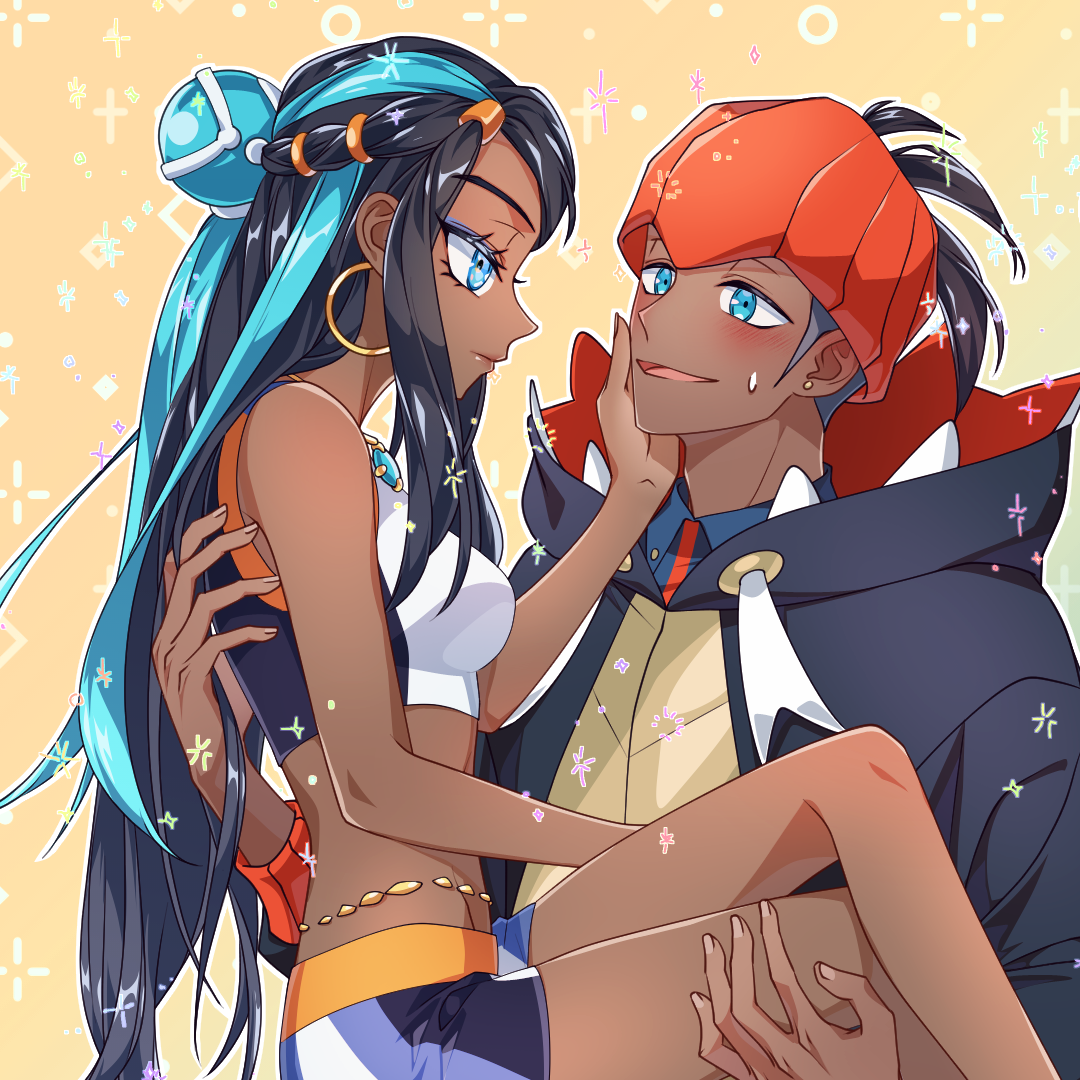 ポケモン - ルリナ＆キバナ キバナ&ルリナ 십삼 - イラスト ART street (アートストリート)