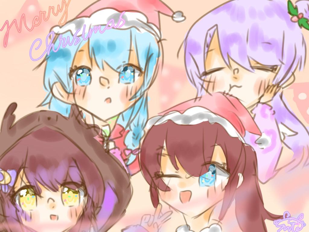 うちの子クリスマス 空星ゆら イラスト Art Street アートストリート