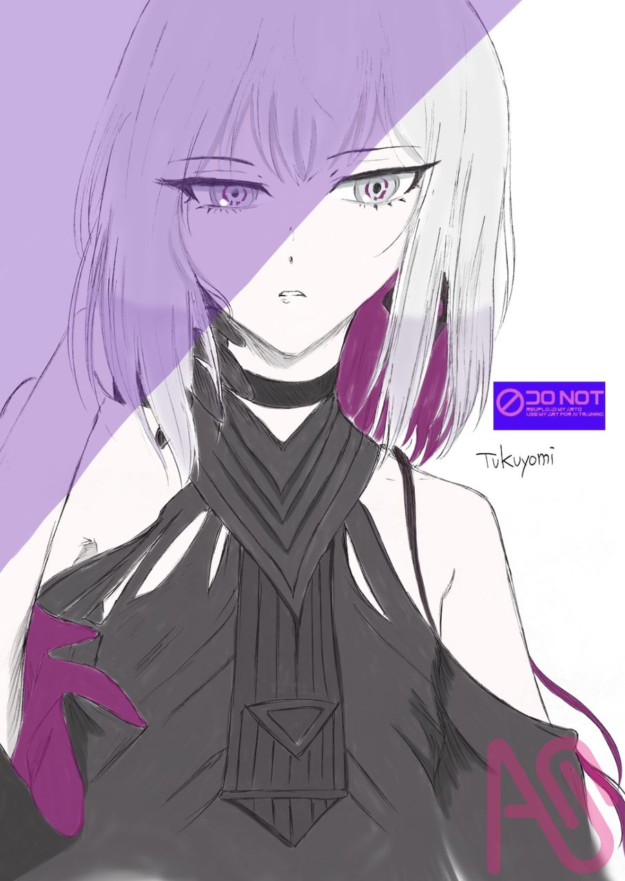 THERIBBONHERO  FA   ベルベット Illust of tukuyomi fanfic fanart illustration character medibangpaint purple ベルベット ツクヨミアート THERIBBONHERO