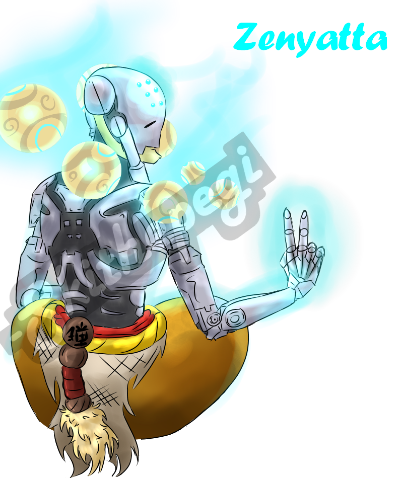 Zenyatta Yes It Is Him Skithepengi イラスト Art Street アートストリート