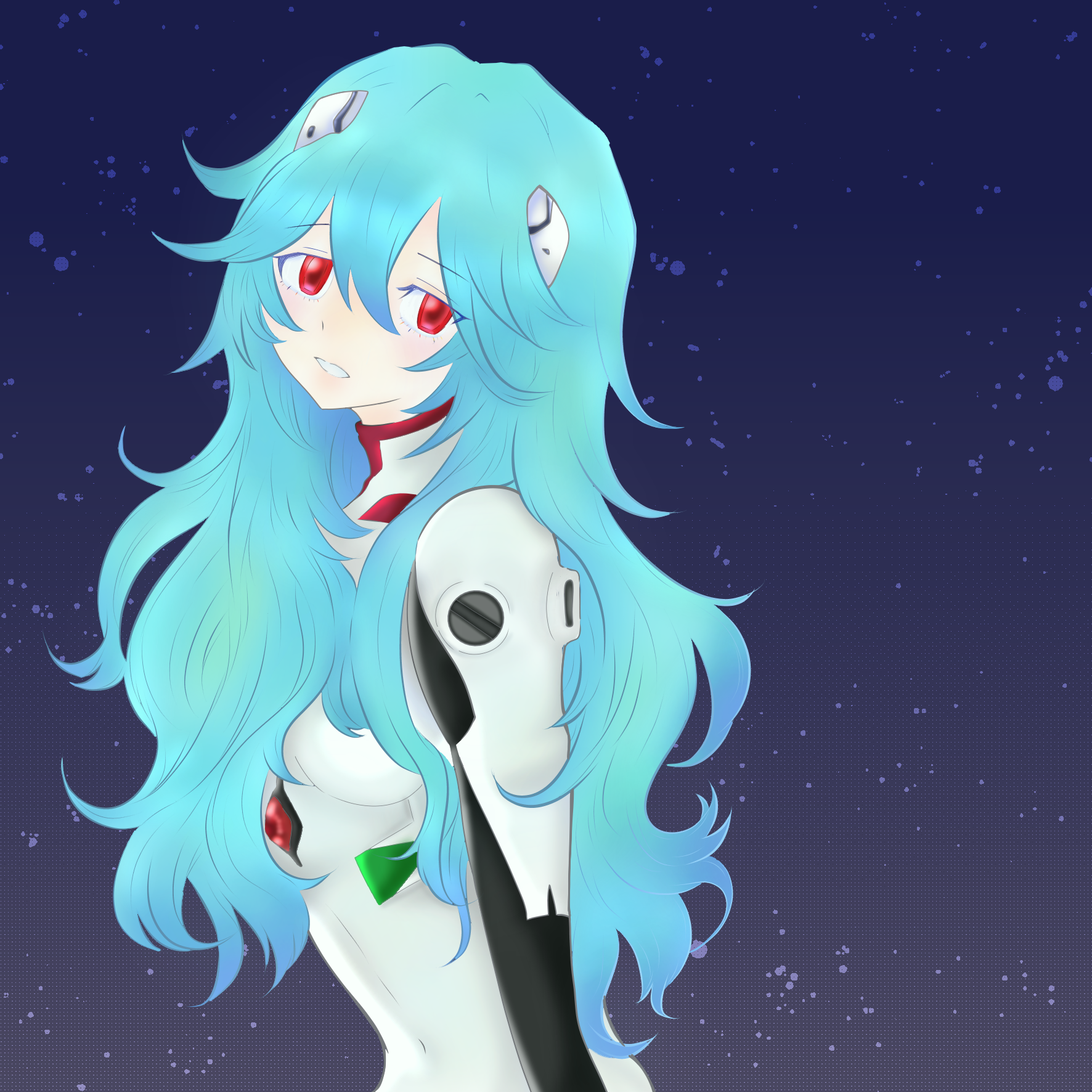 ハンコ 絵 エヴァンゲリオン バレンタイン 綾波レイ 缶バッジ