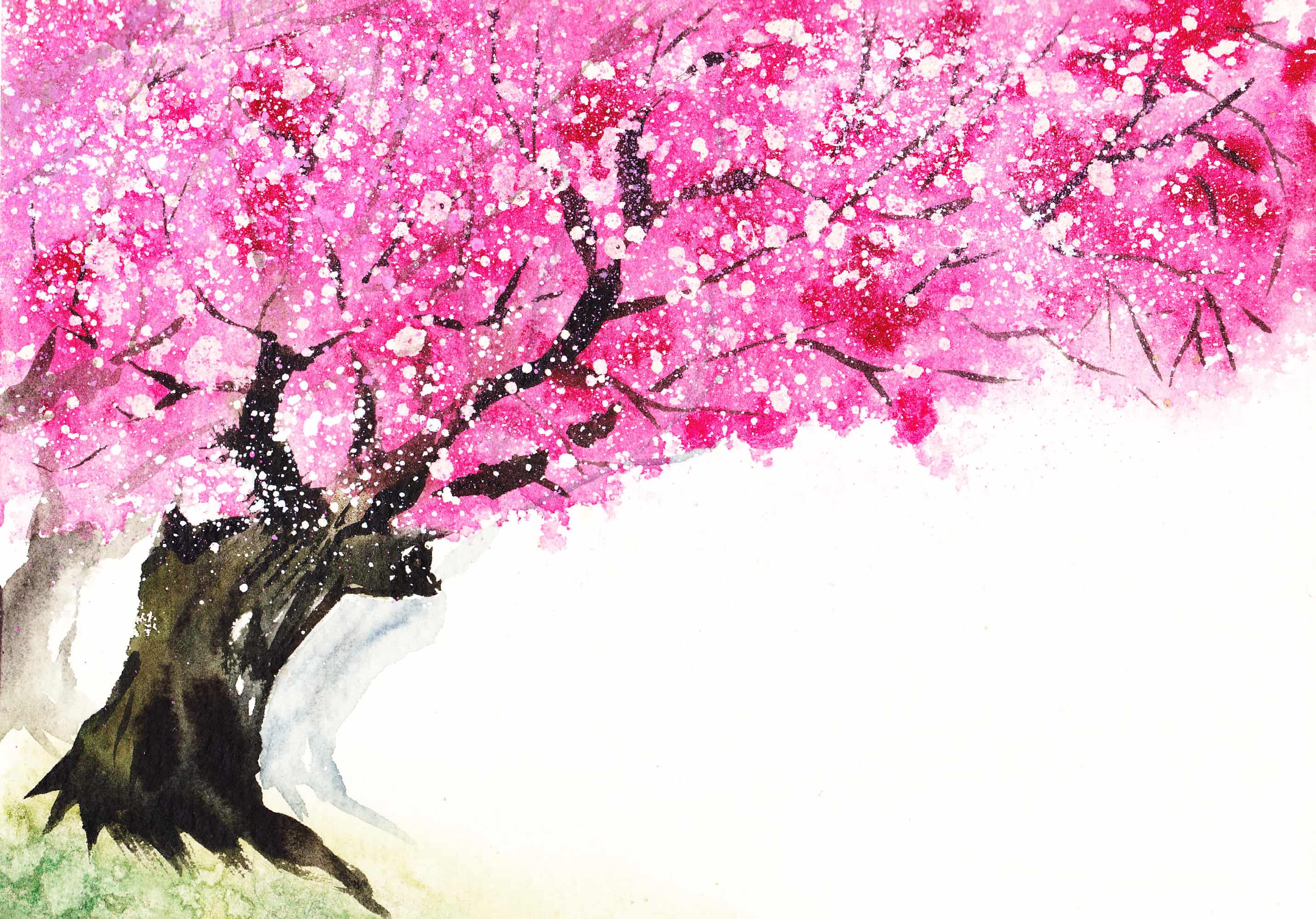 優しいピンクの桜色に染まる紅富士(梨ヶ原)▲がんどうあつし絵画油絵ホワイト額縁付 油絵 絵画 【桜並木と富士山】 絵画 HR 通販 15414867｜Creema