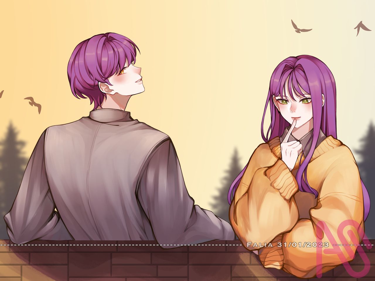 Twinn✨✨ Illust of Falia.space anime oc digitaldrawing Medibang