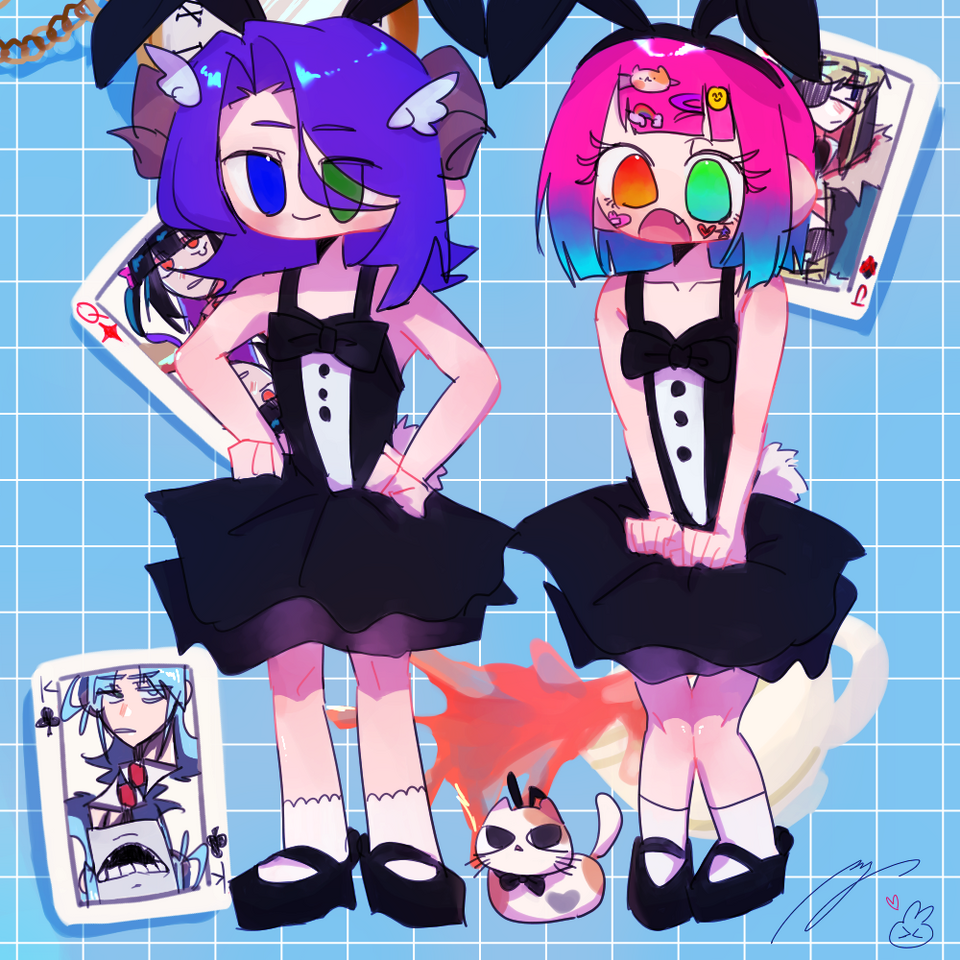 ろりばに Illust of めぐ² medibangpaint oc バニーの日 おやすみゆめみちゃん シル子へのお手紙
