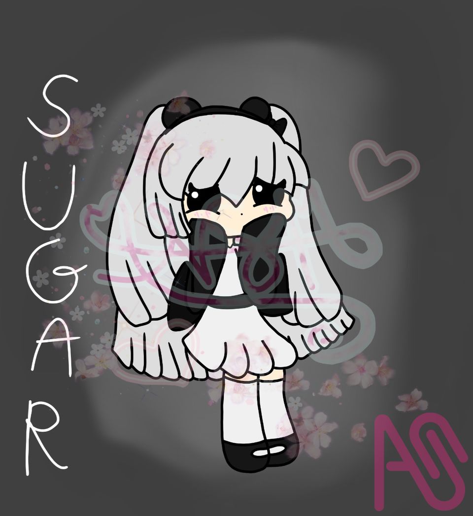 Sugar Illust of Belle004 oc kawaii Sweet MyArt chibigirl 🐼 chibistyle Panda-Themed