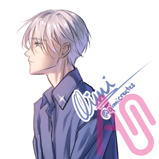 [OC] Mono | モノ Illust of Qimi 泣蜜 BL illustration sketch original male oc man handsome FatedOnceAgain