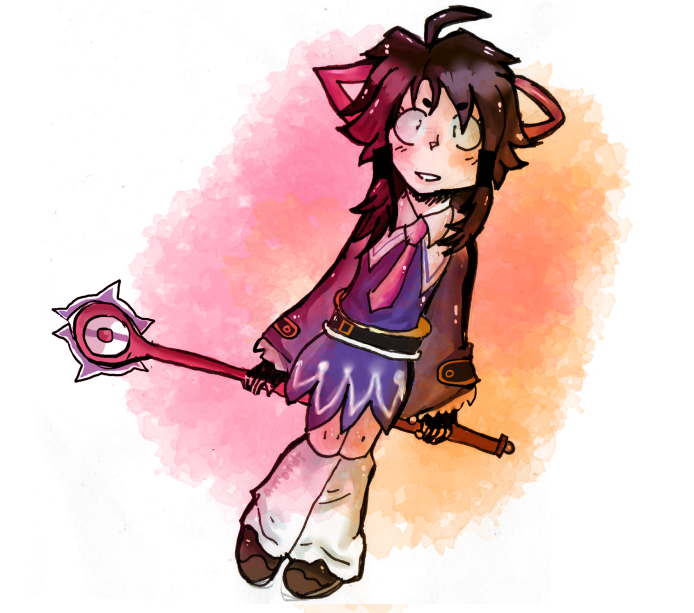 Aisha Cosplay (MediBang + Sai) Amand¡ Illustrations ART street