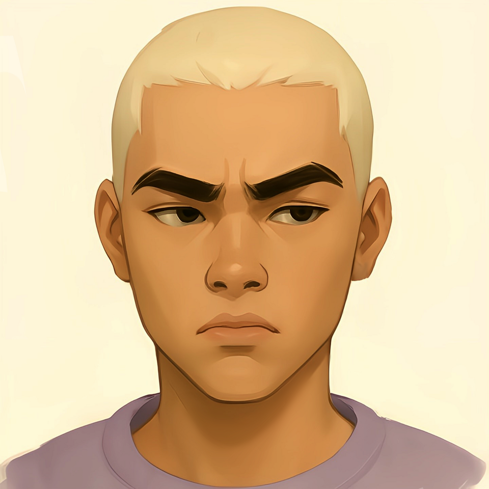 stylized portrait Illust of Sammy goji painting illustration art medibangpaint digital oc potrait illustrationart stylized potraitart