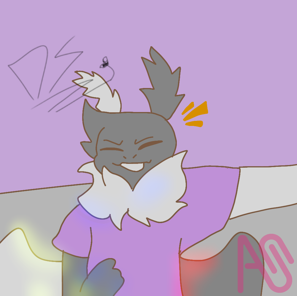 bella-watching-a-law-show-darklysprout-art-street