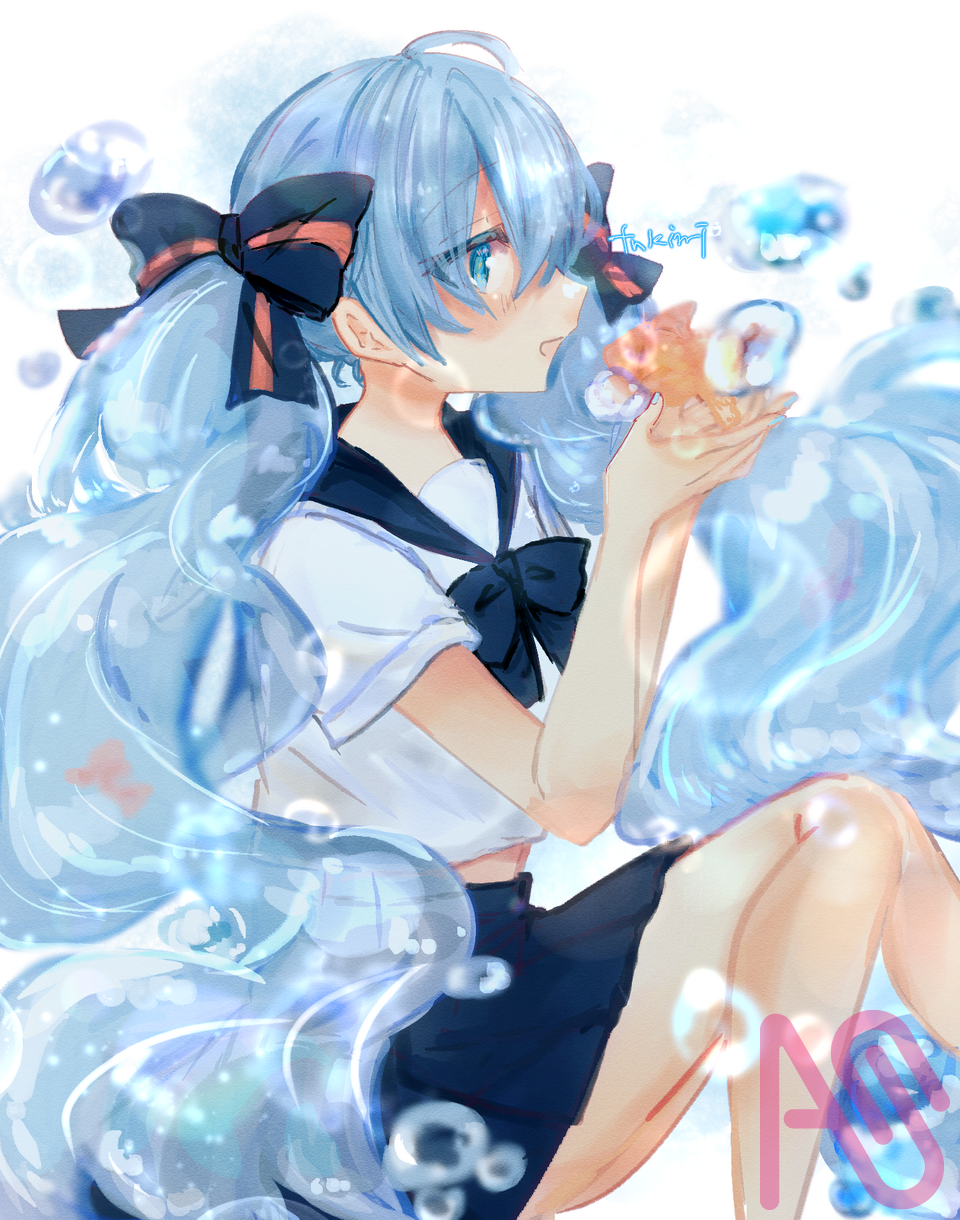 ボトルミク Illust of 月見 fanfic hatsunemiku ボトルミク