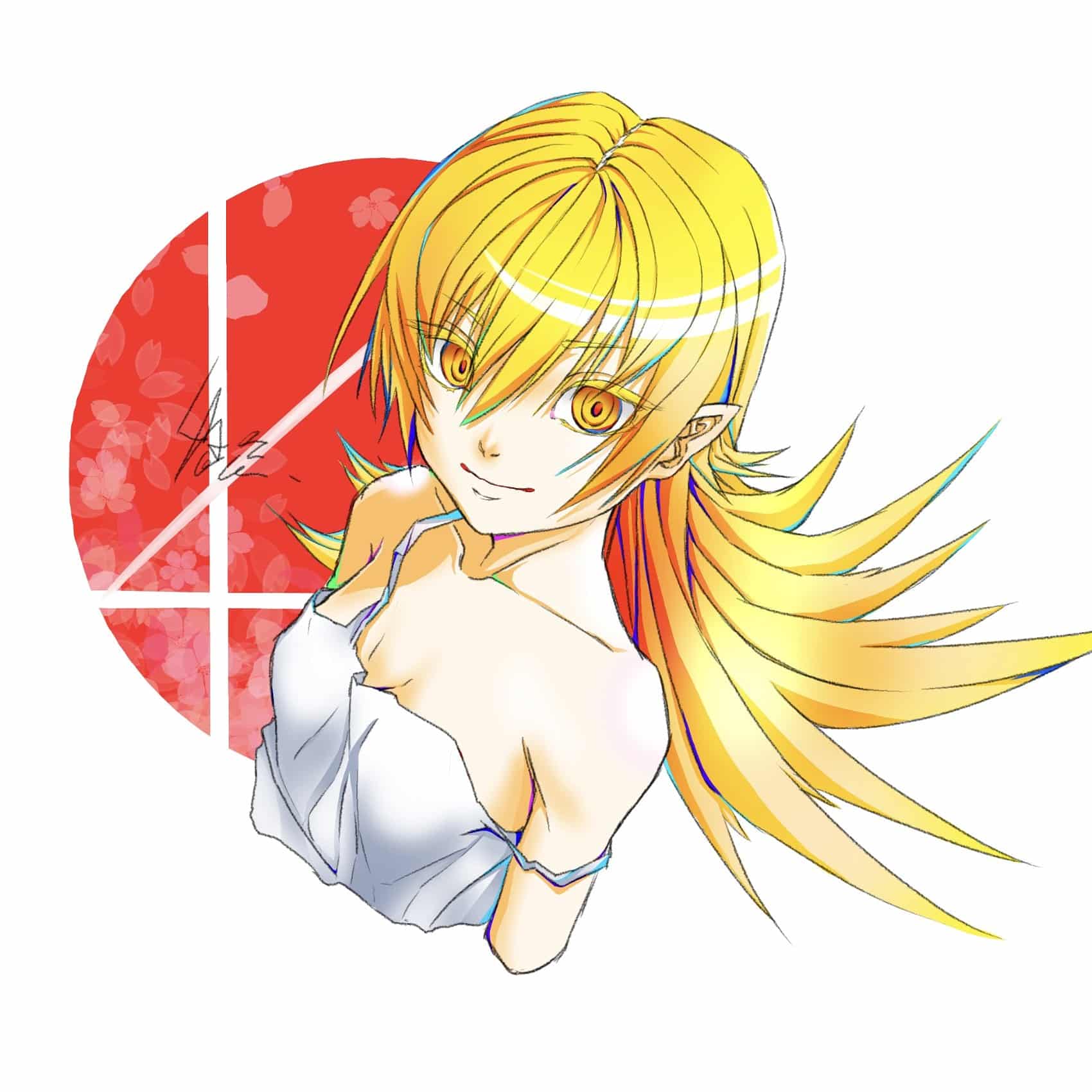 忍野忍 Esora Illustrations Art Street