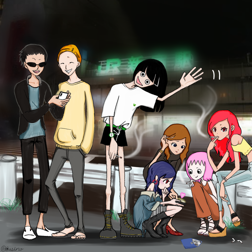 待ち合わせ Kntk1 イラスト Art Street アートストリート