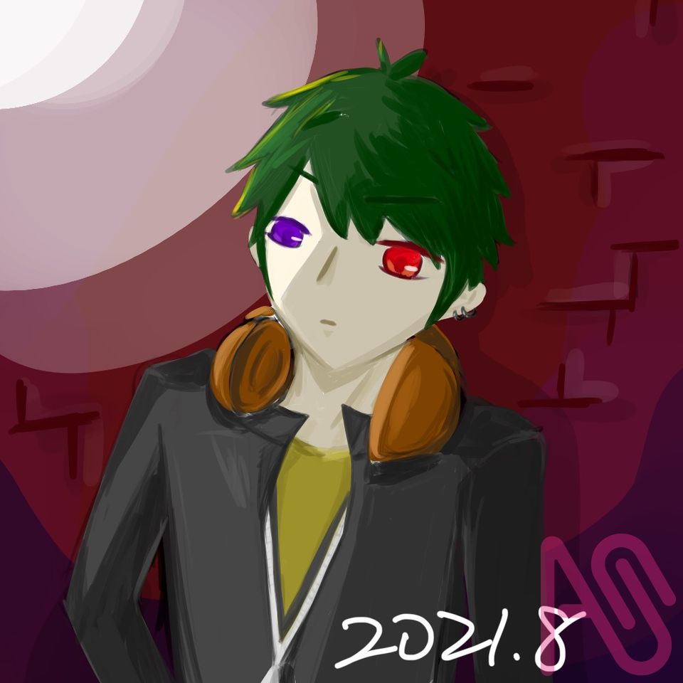 哈萊德四世 Illust of クロク impasto medibangpaint boy 獸耳 綠髮