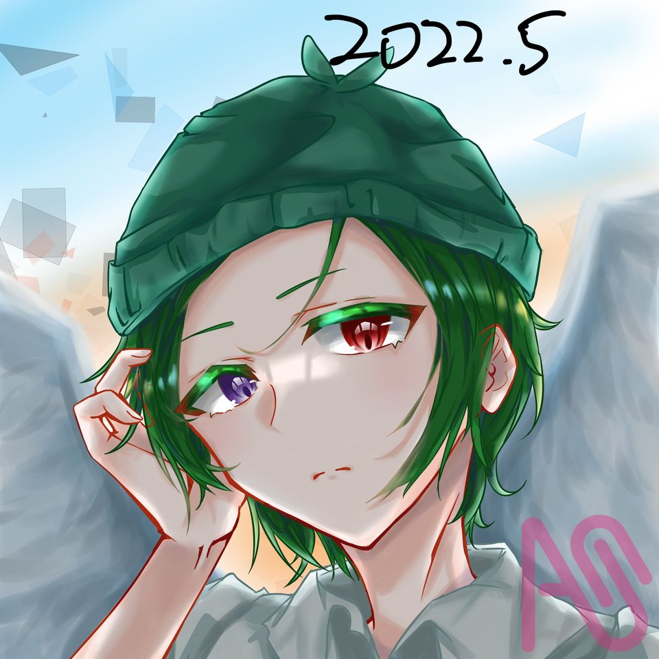哈萊德四世 Illust of クロク impasto medibangpaint boy 獸耳 綠髮