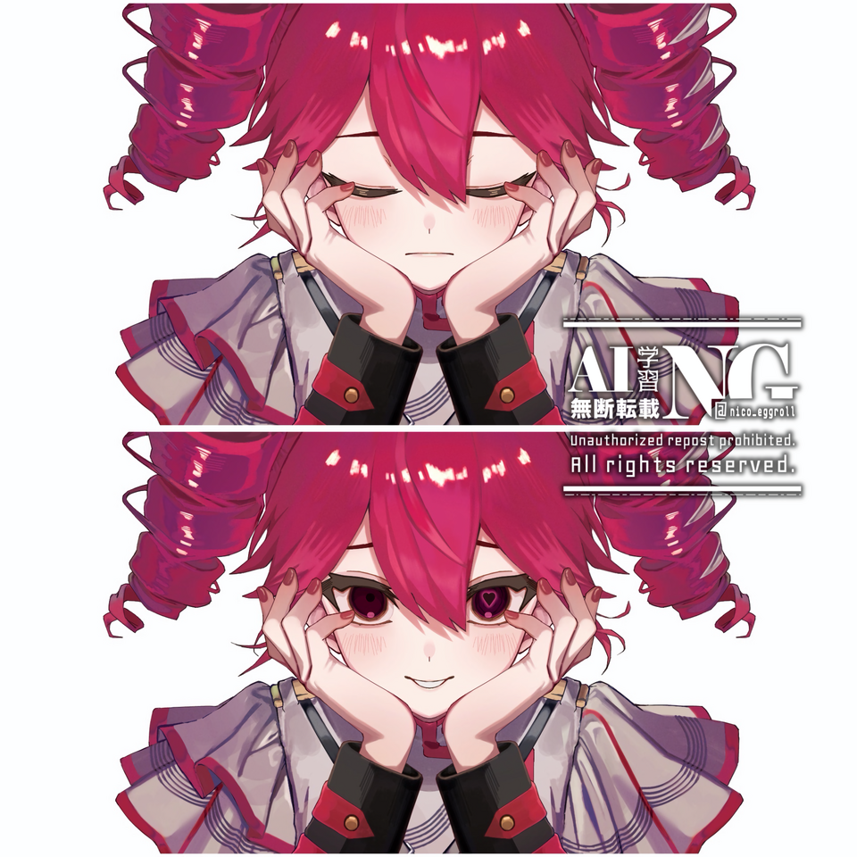 エレクトロキュート Illust of eggroll☆ 描いてみた 仕事絵 illustration 重音テト ボカロ曲 ibispaint 依頼絵