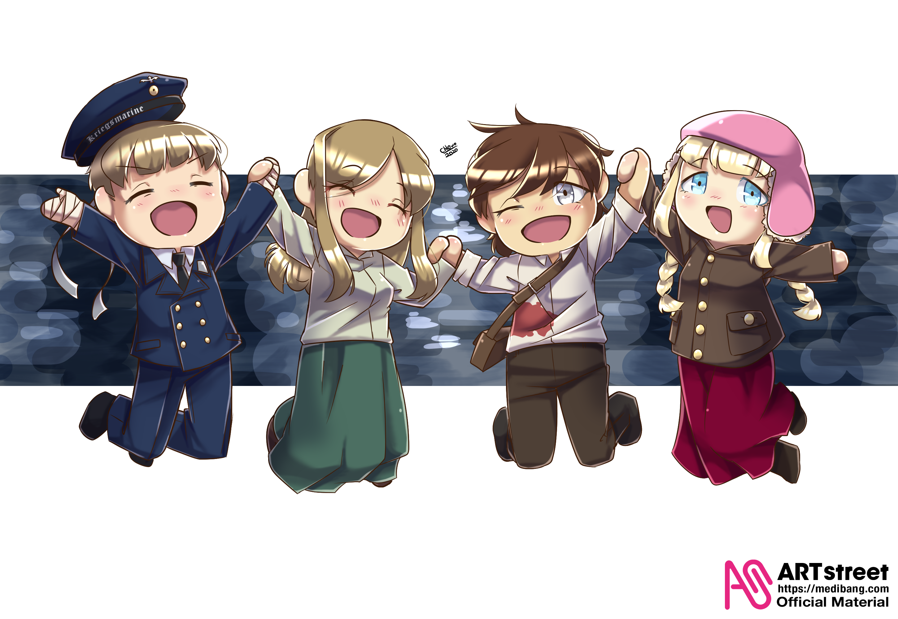 Salt To The Sea Characters Tracedrawing Chlowothecat Illustrations Art Street