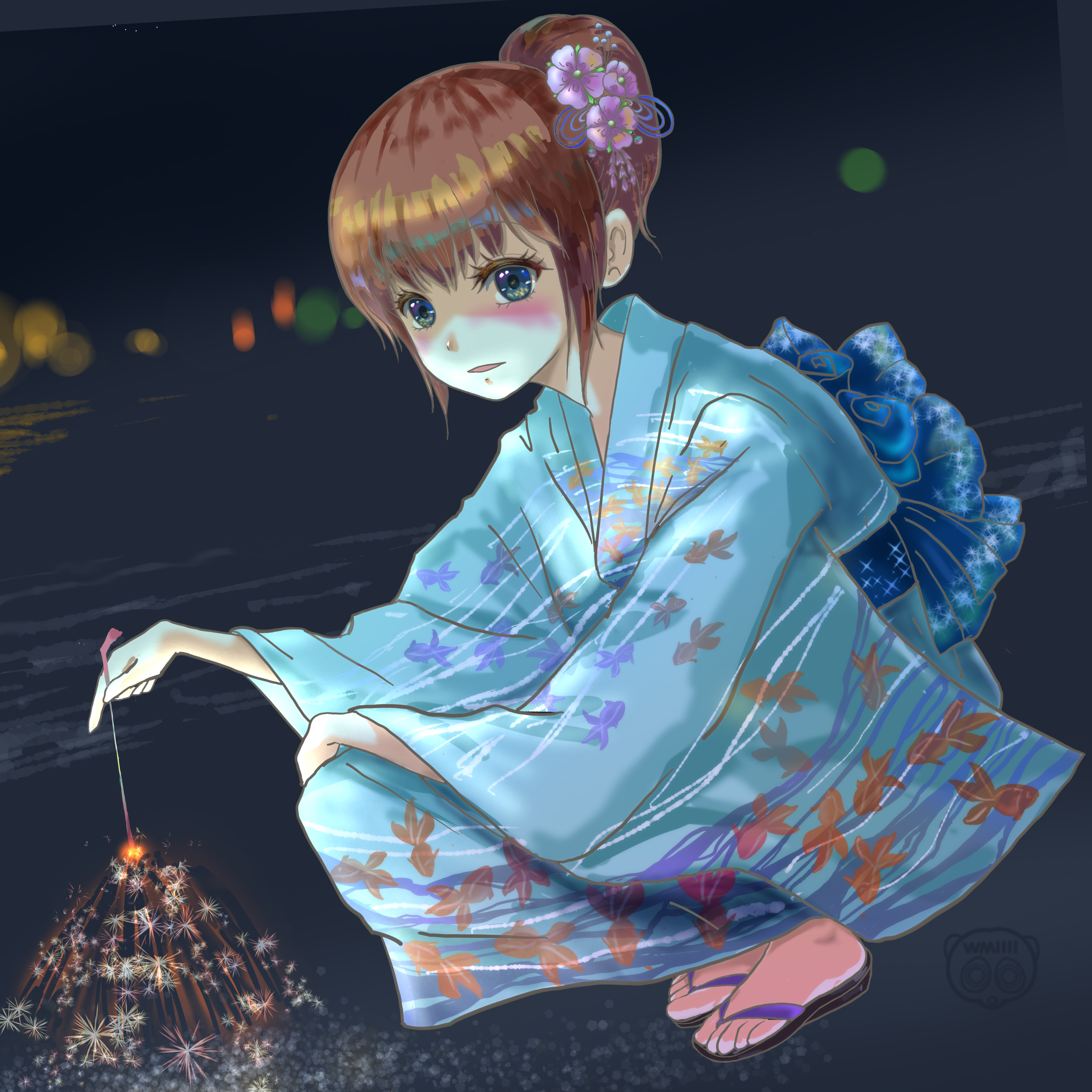 Sparkler 線香花火 スローロリス１号 イラスト Art Street アートストリート