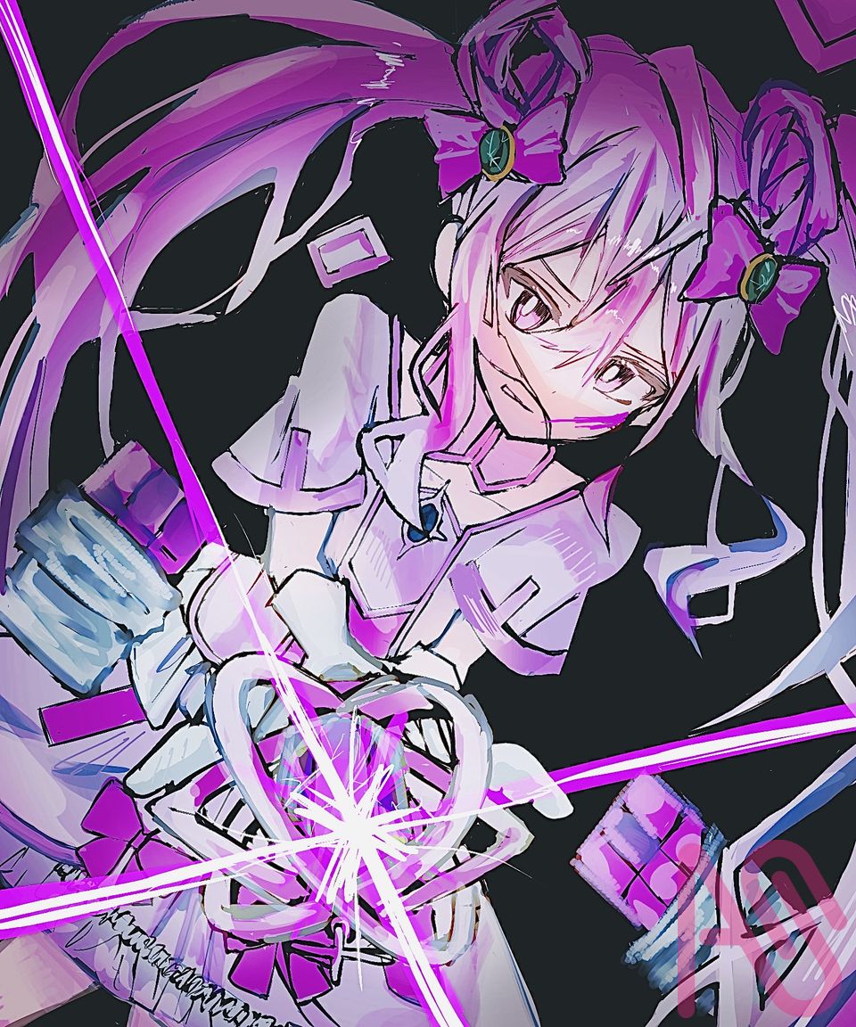 魔法少女とチョコレゐト Illust of ( X X ) 魔法少女とチョコレゐト