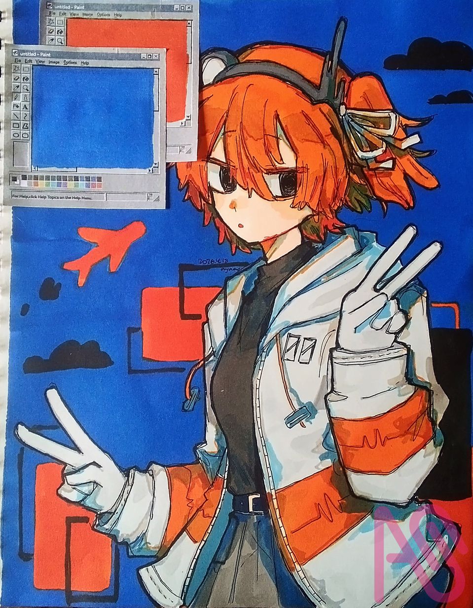 ADC Illust of ayaao girl fanart UTAU analog 足立レイ adachirei