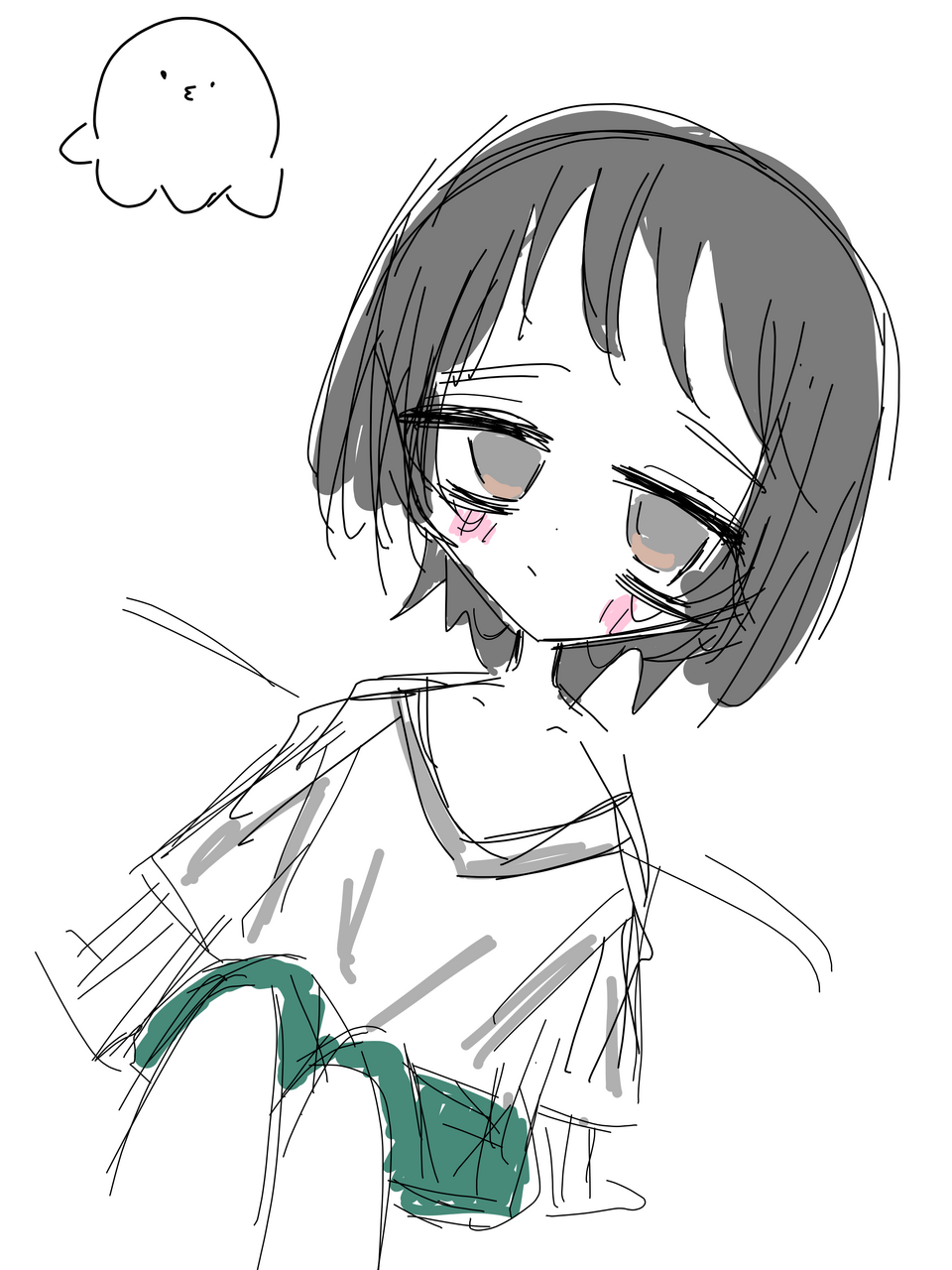 たこぴーの原罪 Illust of ฅ/ᐠ_ ꞈ _ᐟ\ฅ宇都っち（低浮上） medibangpaint anime たこぴー原罪