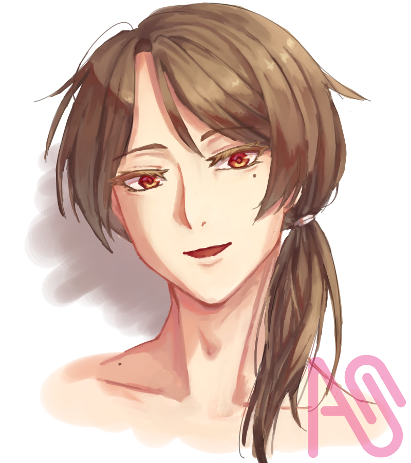 絵柄封印ッ！ Illust of きむちーーず male longhair 泣きぼくろ 絵柄封印 impasto