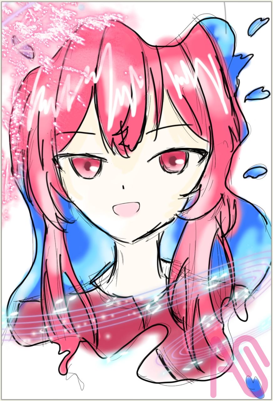 歌姬 Illust of Hotalu girl woman anime cute kawaii 無題 動漫人物 歌姬 動漫少女 動漫角色