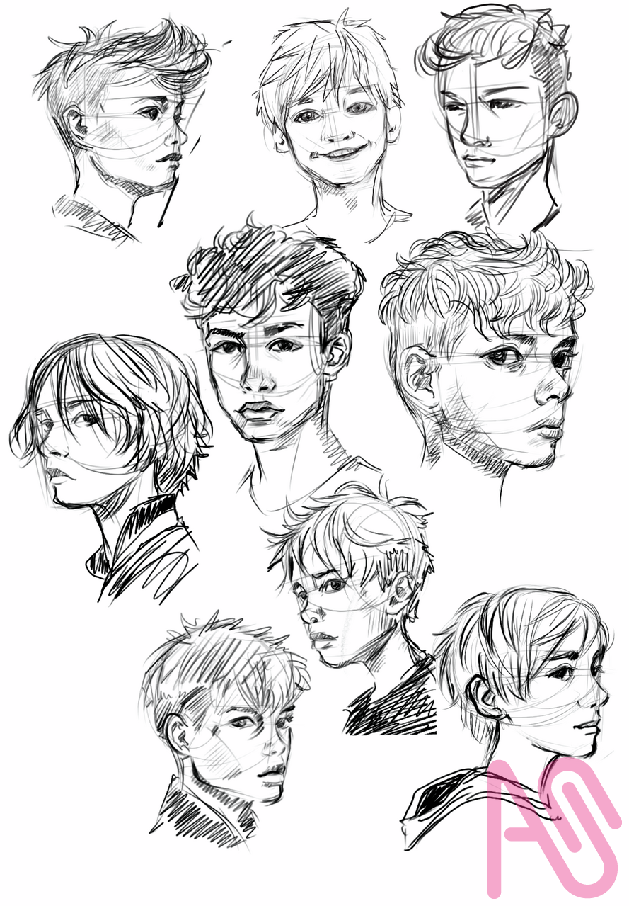 練練手感 Illust of BunnyCat art 模写 草圖 practice 線 procreate 日常练习 练习作品 动漫化 比列對稱練習